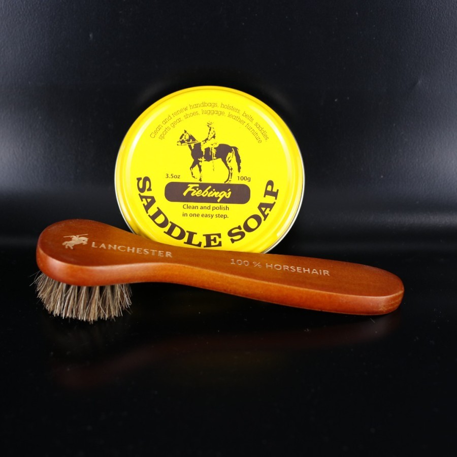 Fiebing's Saddle Soap + leather Bag Shoe Soap Cleaning Brush | Shopee ...
