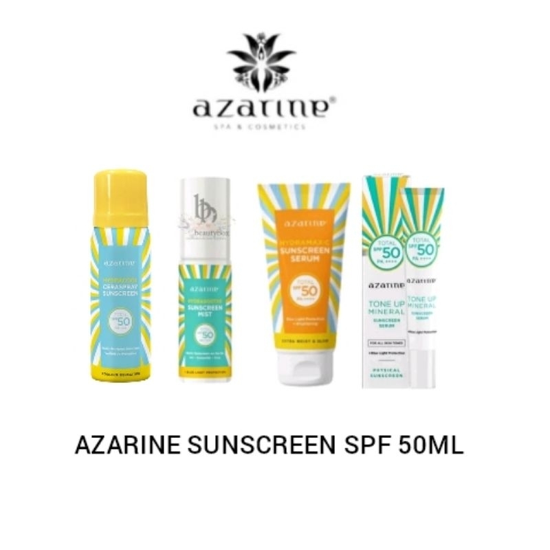 Azarine SUNSCREEN SPF 50 PA++++ Series | Shopee Singapore