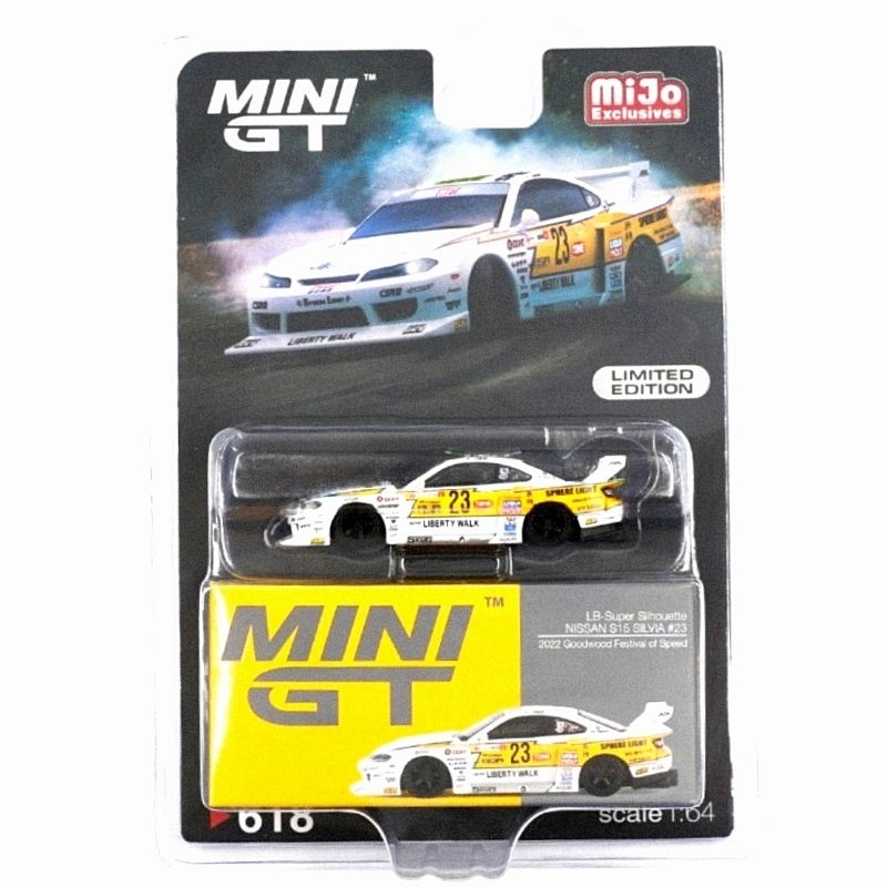 Mini GT LBWK Nissan Silvia S15 Goodwood Mijo Exclusive 2024 - Blister ...