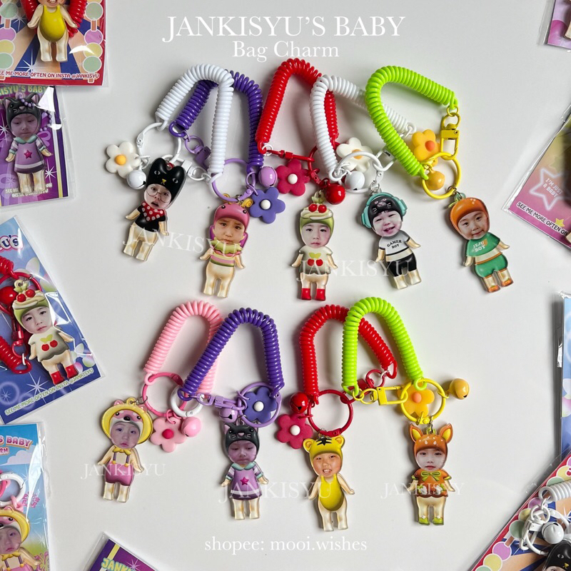 Jankisyu田s Baby Seventeen ver Bag Charm Keychain Acrylic Sonny
