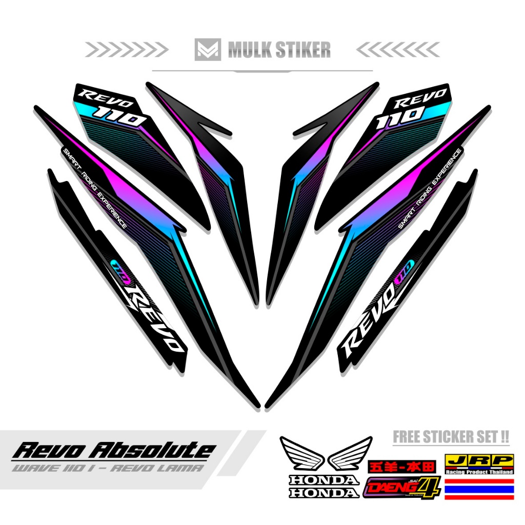 STRIPING ABSOLUTE REVO 110 CW MOTIF 60 / STICKER ABSOLUTE REVO 110 ...
