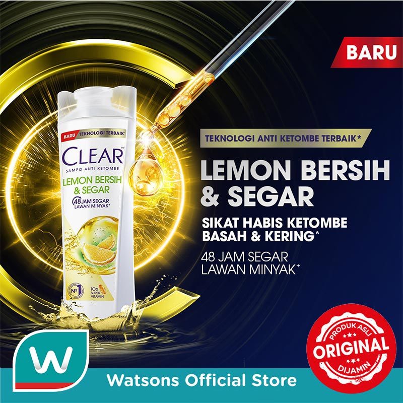 Clear Lemon Fresh Anti-Dandruff Shampoo 320Ml - Gambar 4