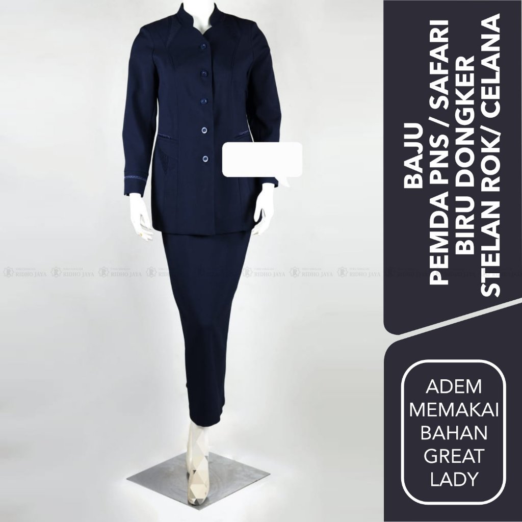 Ridho JAYA - Women's Teacher Navy Uniform/ASN Civil Servant Uniform ...