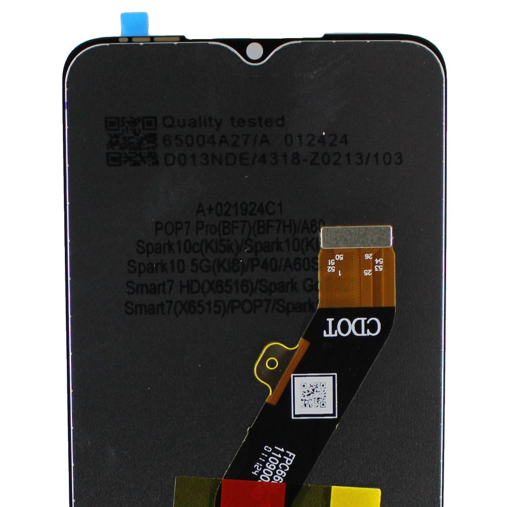 ROKER LCD TOUCHSCREEN INFINIX Smart 7 / X6515 / Itel A40 / Spark go 2023/ spark 10/10c/ 5G/ P40 LCD TS FULLSET ORIGINAL BY ROKER - Gambar 4