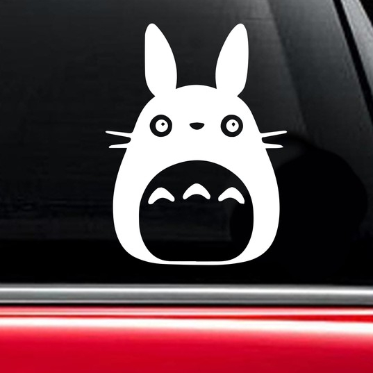 My Neighbor Totoro Car Window Sticker Unique Cute Car Window Sticker ...