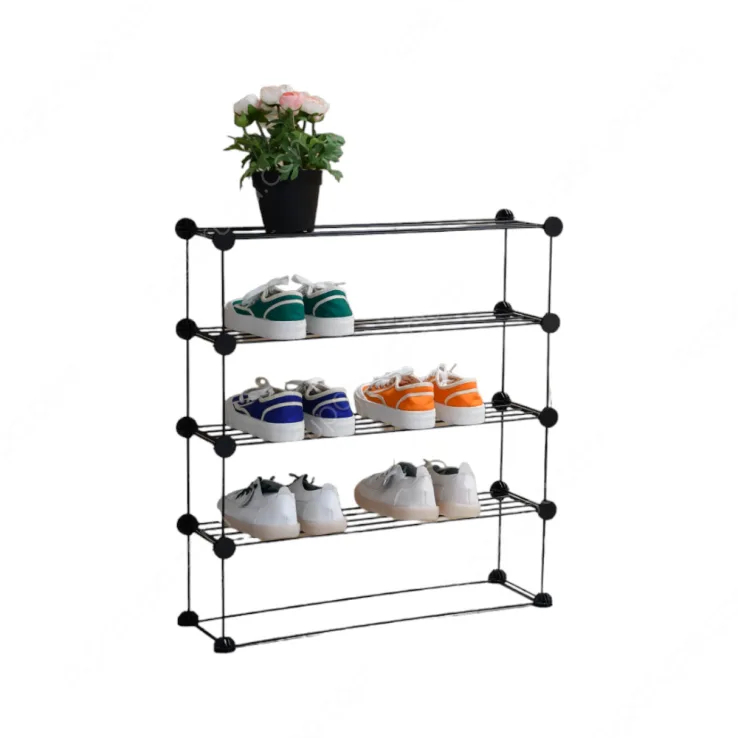 Ace Stora SHOE RACK Wire 4 Tier Wire SHOE RACK | Shopee Singapore