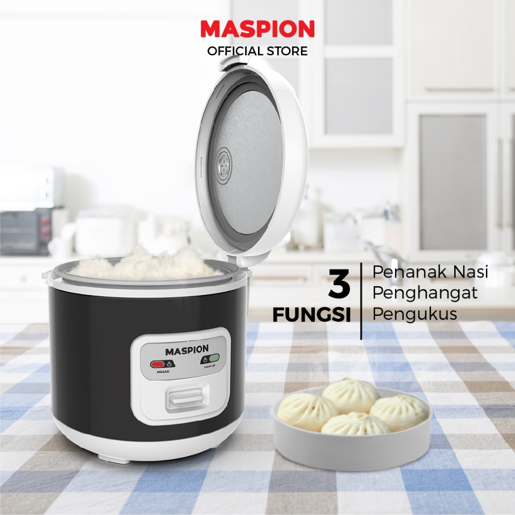 Maspion Rice Cooker Magic Com 1 Liter MRJ-1003 BS - Gambar 3