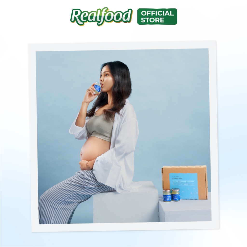 [SPECIAL 9.9 MEGA DEALS] Realfood Wonder Mom / Minuman Sarang Burung Walet / Ibu Hamil dan Menyusui / Nutrisi Ibu dan Janin / Daily Wellness / Daya Tahan Tubuh / Stamina Harian / Bird Nest Drink / Wellness Drink untuk Ibu - Gambar 4