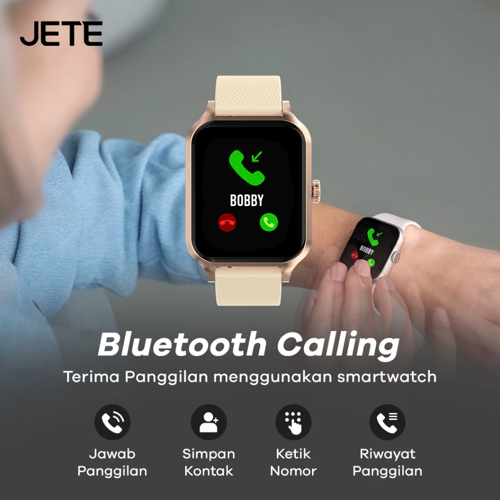 Smartwatch JETE FR22 Sport Mode 100 Custom Watch Face Screen IPS With IP67 Garansi Resmi 2 Thn (RTL) - Gambar 4