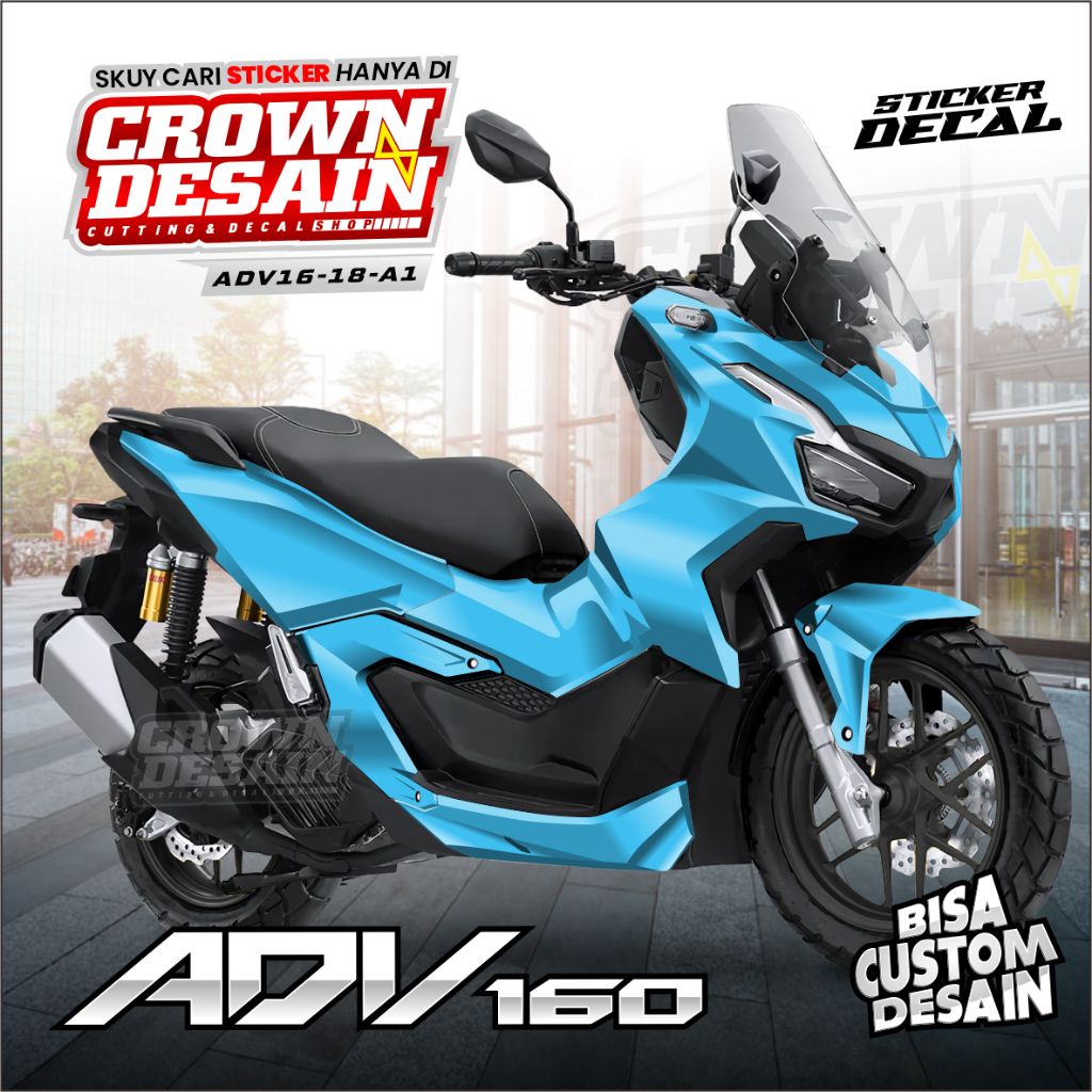 Honda ADV 160 New Plain Fullbody Sticker Decal Color Variations - ADV ...