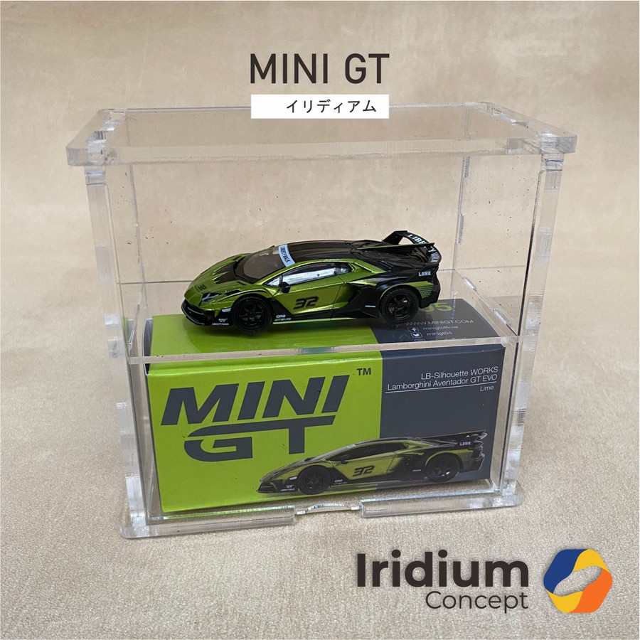 ScaleBox MC42-RD 1/64　LB Acrylic Box 4mm Mini GT Kaido House/ Tarmac/ Inno64 Premium