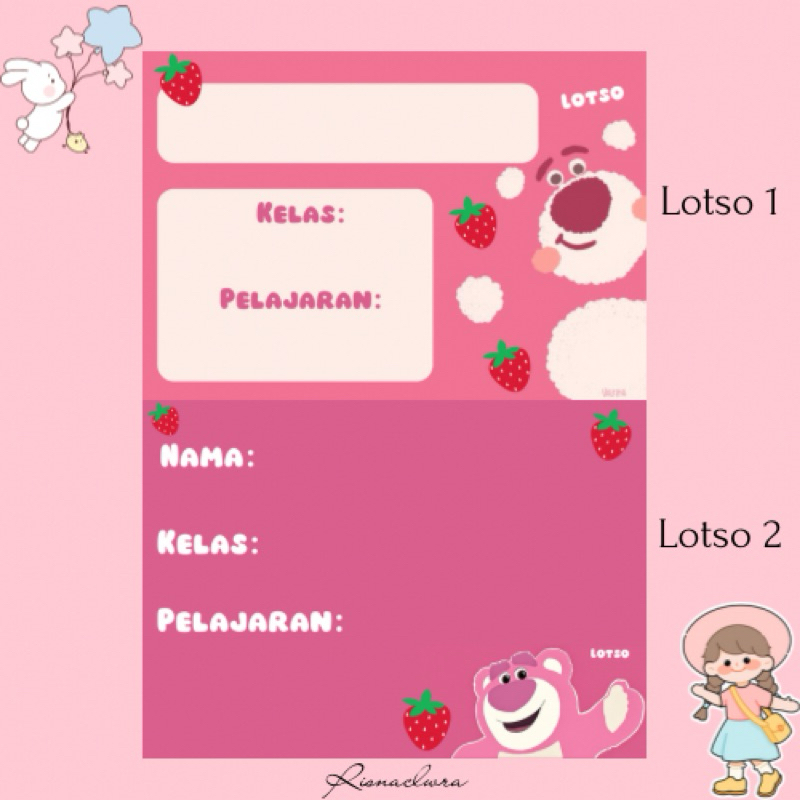 MATA Contents 20 pcs/ Subject stickers/ Subject labels/ Book labels ...
