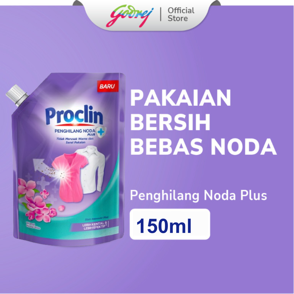 Proclin Penghilang Noda Pouch 150ml - Penghilang Noda Pakaian
