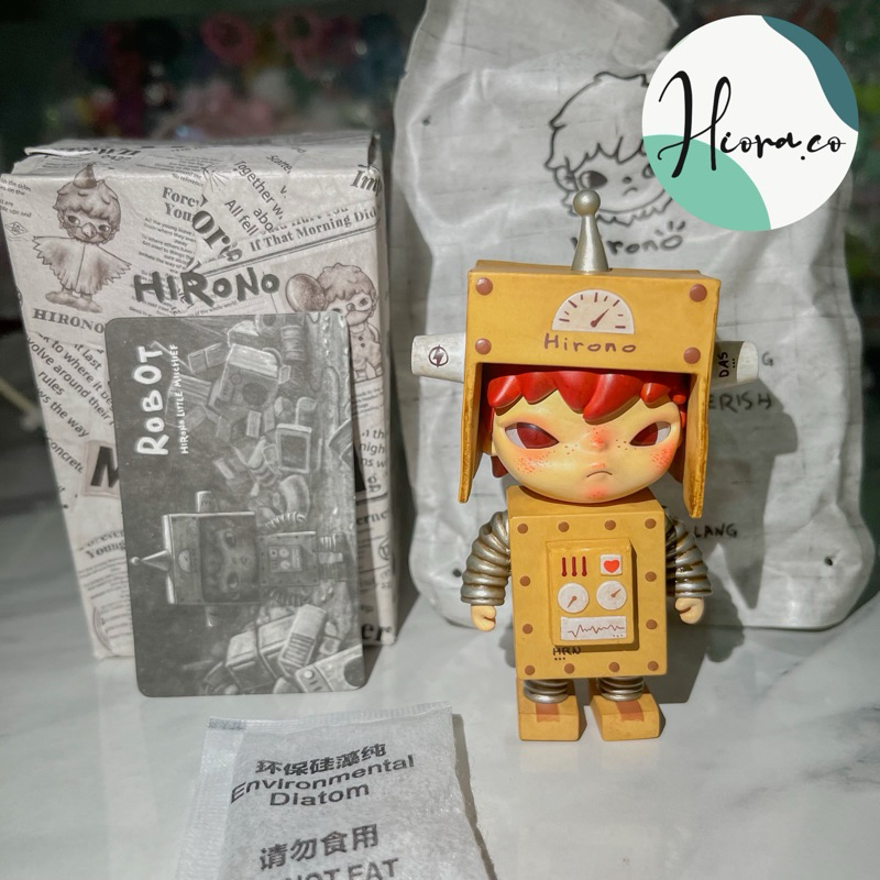 Pop MART X Hirono The Little Mischief Blindbox - robot | Shopee Singapore