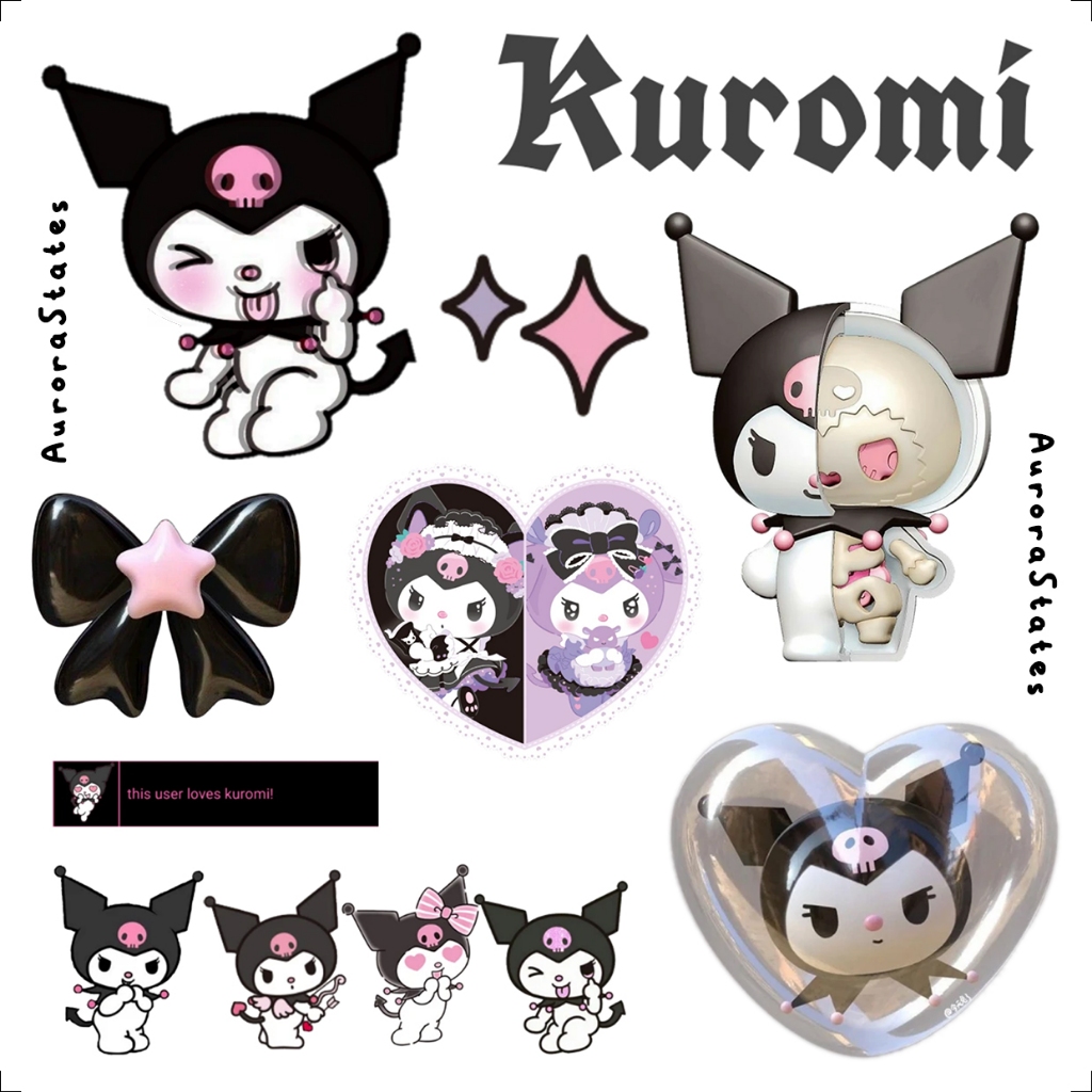 Kuromi aesthetic Sticker | Hp Sticker Case | Waterproof Laptop ...