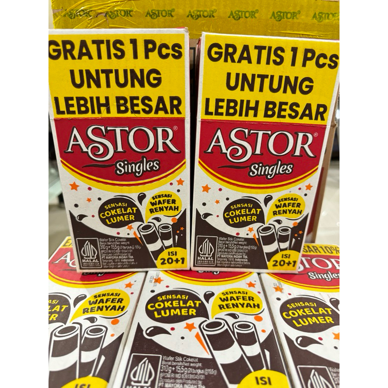 Astor Singles Mayora 1 Pack Isi 21 pcs - Gambar 2