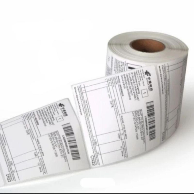 Thermal label sticker paper barcode receipt 100 x 100 mm contents 500 ...