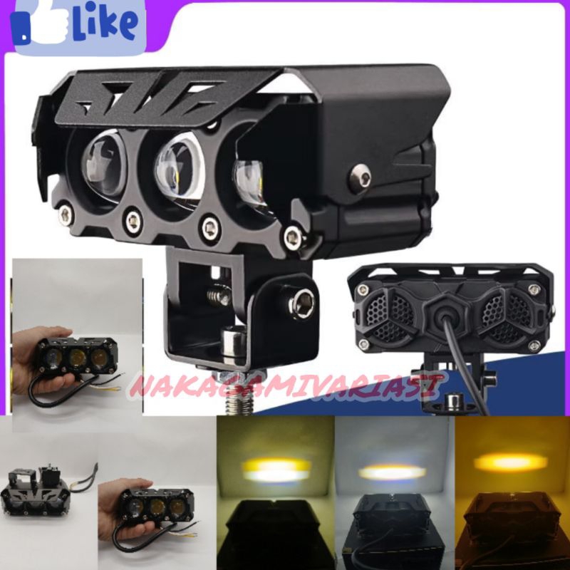 MATA SQL 3-Eye Laser LED Spotlight SQL Laser Spotlight with cooling fan ...
