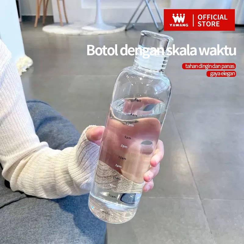 Yawang Botol Minum 500ml 750ml Estetik Tahan Panas