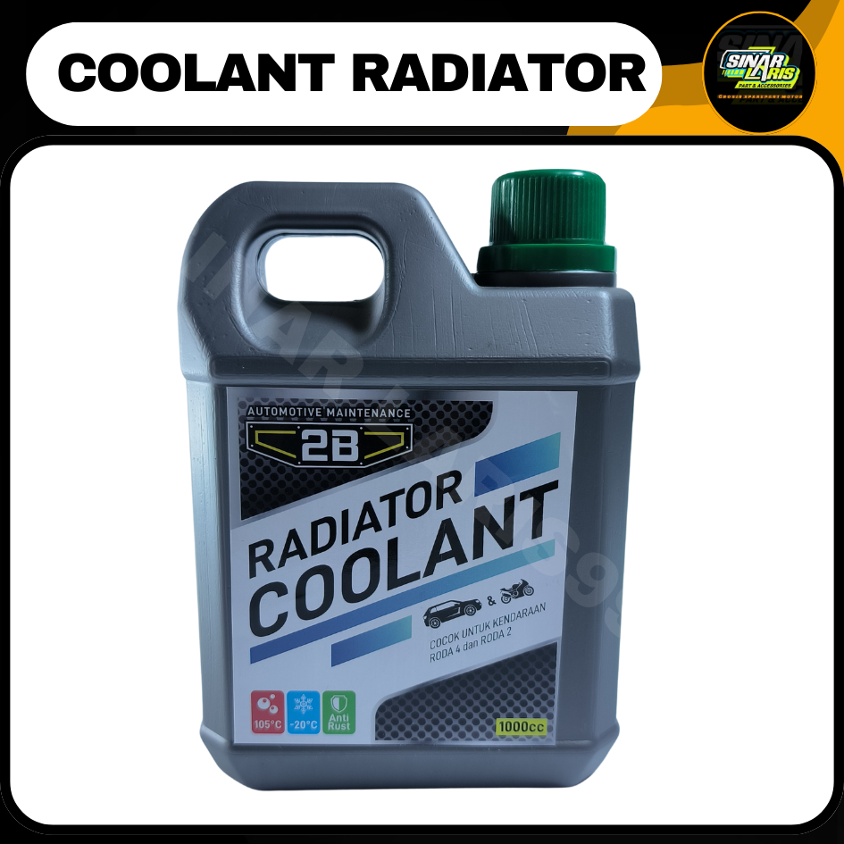 2B 1 LITER RADIATOR WATER COOLANT - MOTORCYCLE & CAR RADIATOR WATER ...