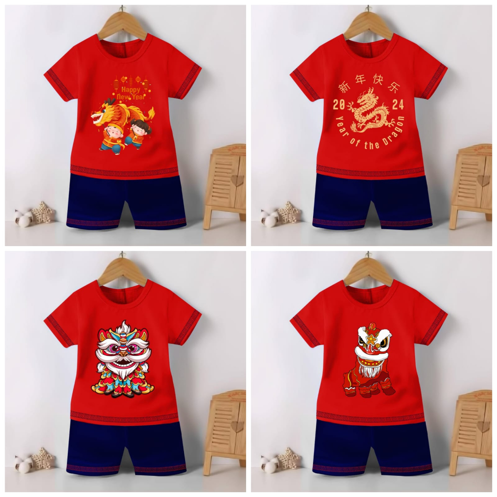 red chinese dragon shirt