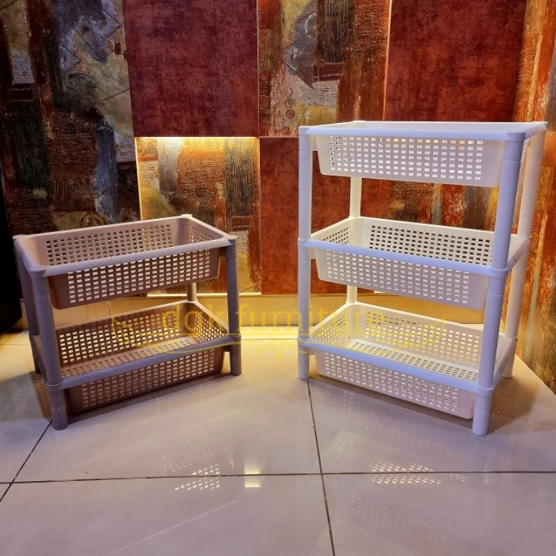 Faceted Basket Rack Salon Spices Kitchen Toilet Bathroom Books Clothes ...