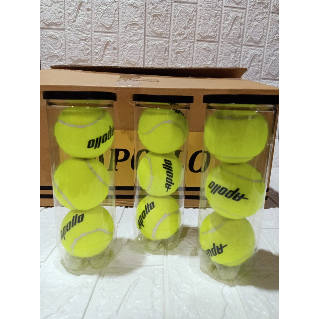 NASSAU TRAINING APOLLO COACH TENNIS BALL PACK OF 3 ORIGINAL - VACUUM ...