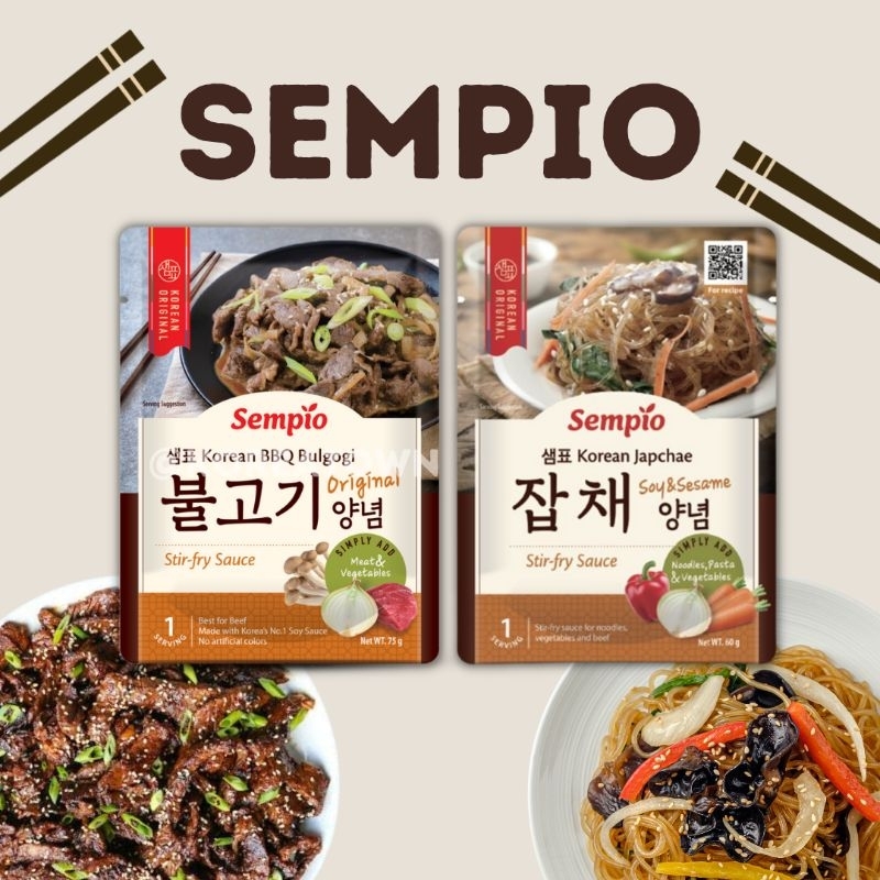 Sempio korean Japchae Sempio korean BBQ Bulgogi Seasoning Japchae Sauce
