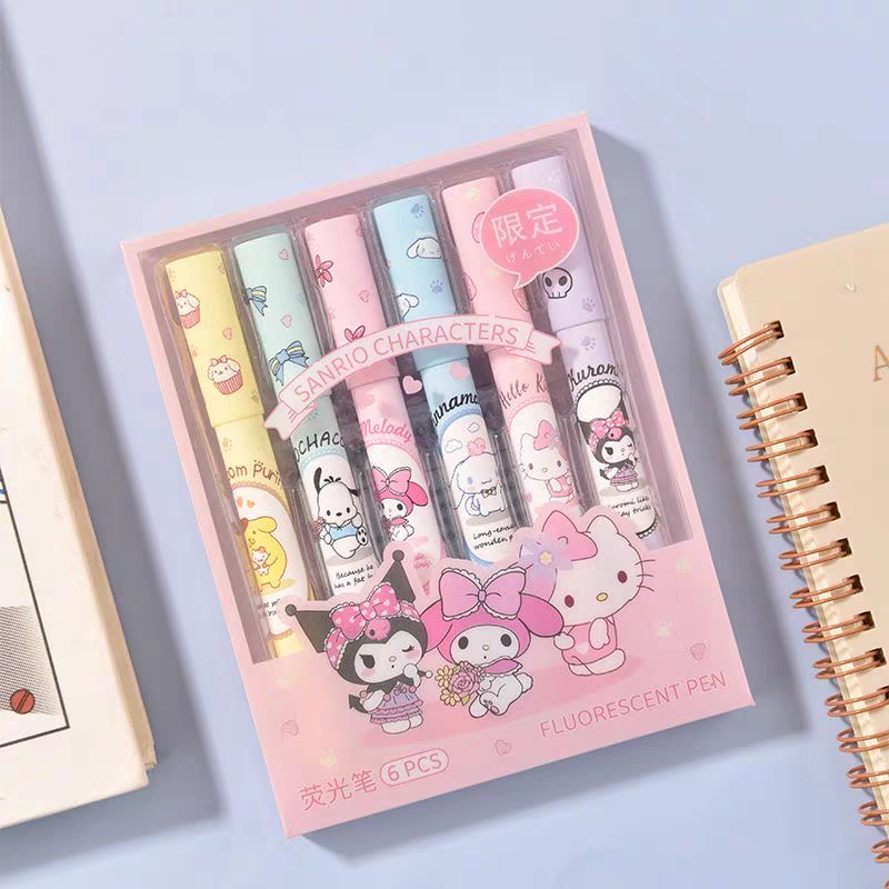 STABILO Cute Highlighter Highlighter Sanrio Kuromi, Melody, Cinnamoroll ...