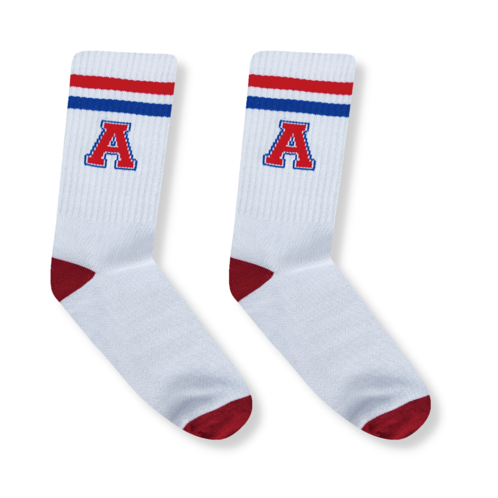 Oldschool Skate Socks Alphabet Motif A Premium - Andalusia Official ...