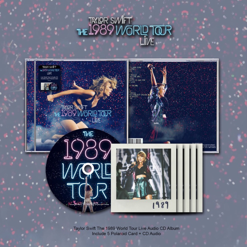 taylor swift 1989 world tour cd