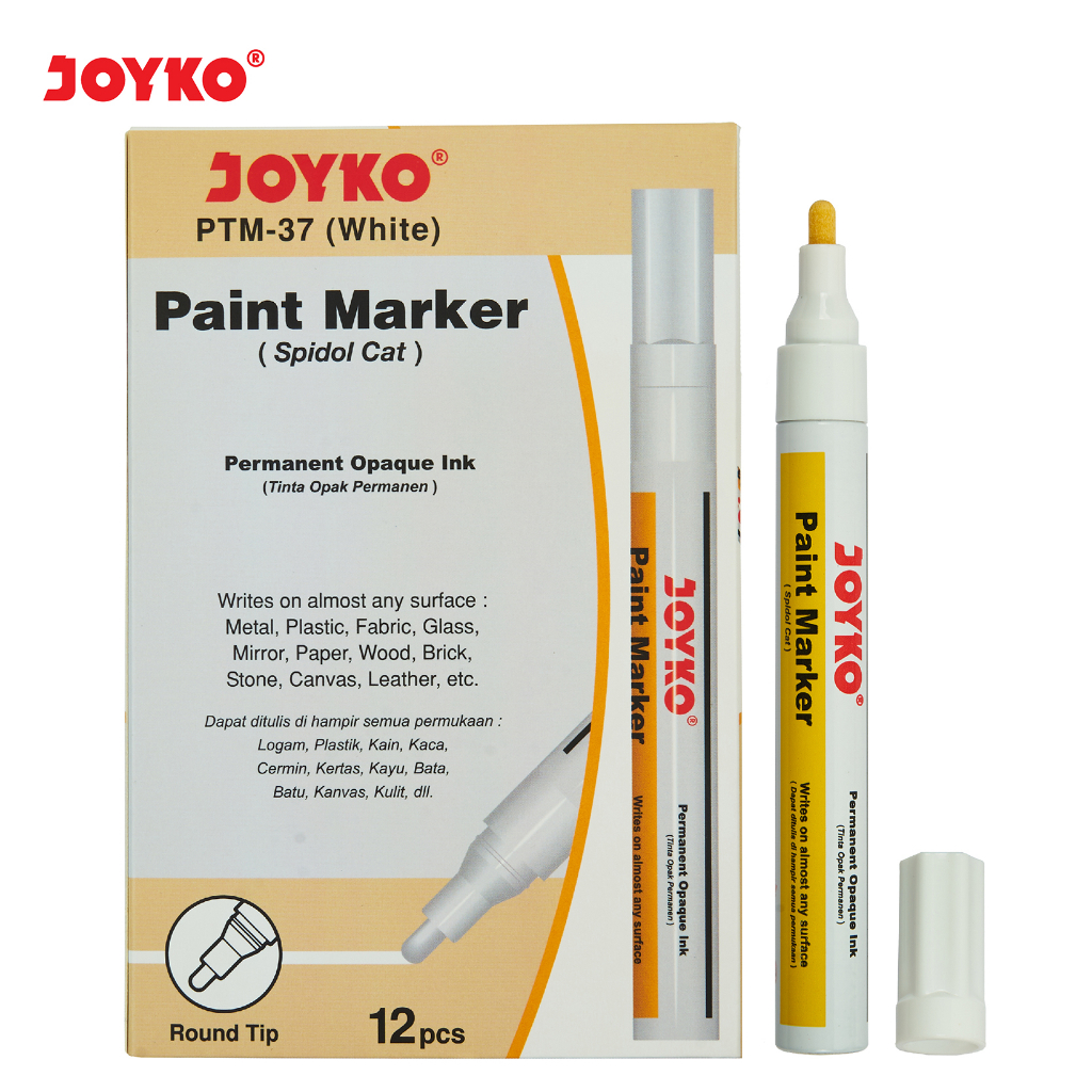 PUTIH New!! Paint Marker Permanent WHITE GOLD SILVER/Permanent WHITE