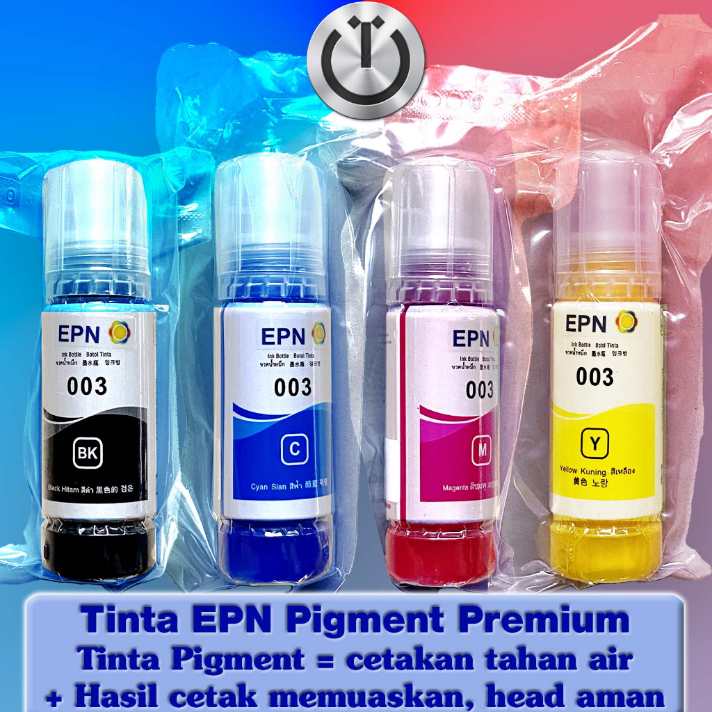 Epson 003 Pigment Ink Compatible Refill EPN Premium Waterproof Printer ...