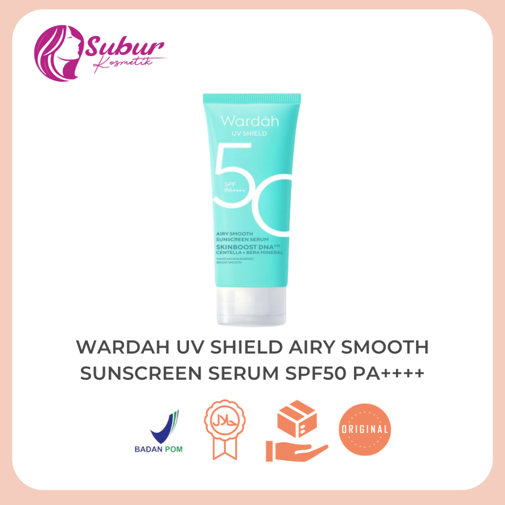 Wardah Uv Shield Airy Smooth Sunscreen Serum Spf Pa Ml Shopee Singapore