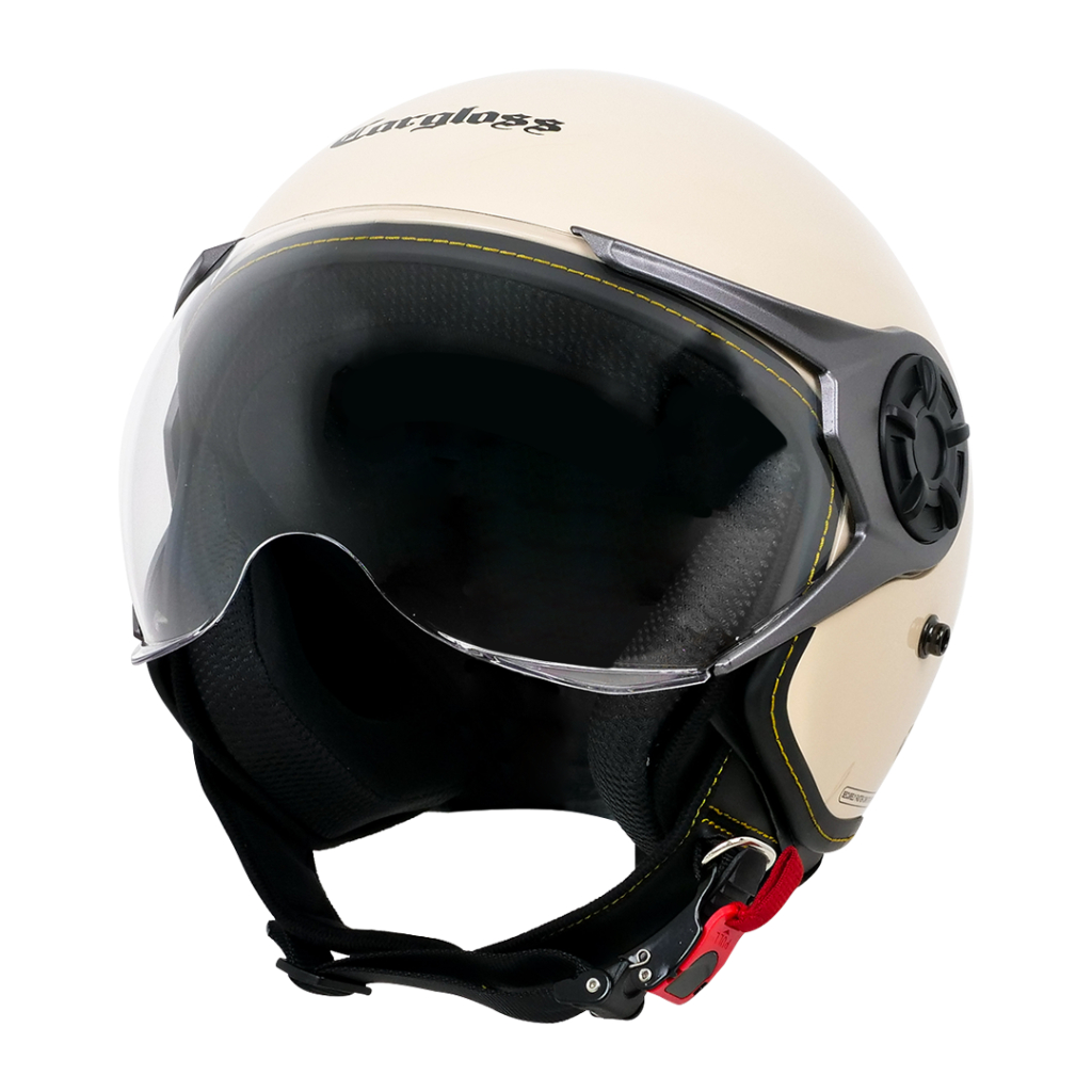 Cargloss YRM Helm Half Face - Avorio Naide