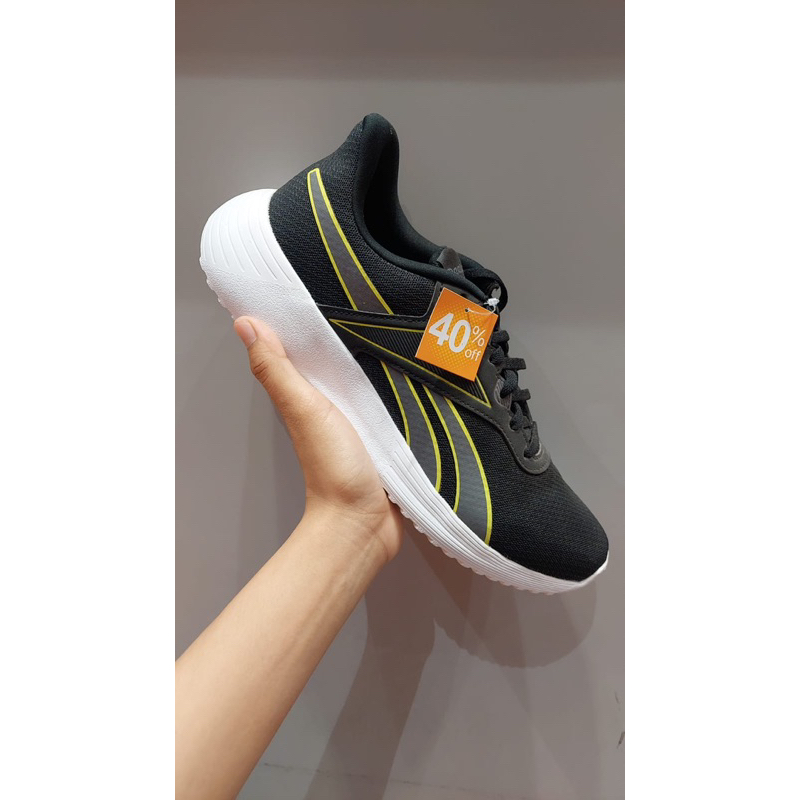 Reebok Lite 3 Men Running Shoes Black Shopee Singapore