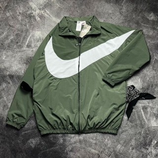 White and gold nike on sale windbreaker