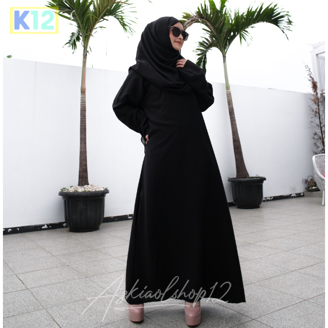 Abaya dubay abaya Arabic Simple | Shopee Singapore