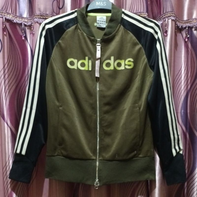 Adidas jacket outlet army green