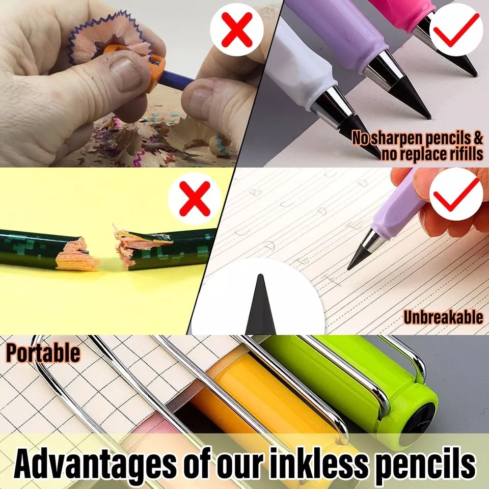 Eternal Pencil Premium Abadi 500K Kata HB 0.5MM - Gambar 3