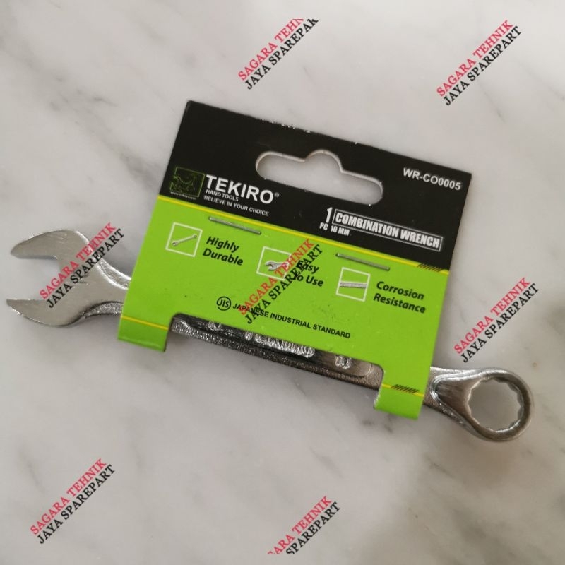 Tekiro Combination Wrench 10mm | Shopee Singapore