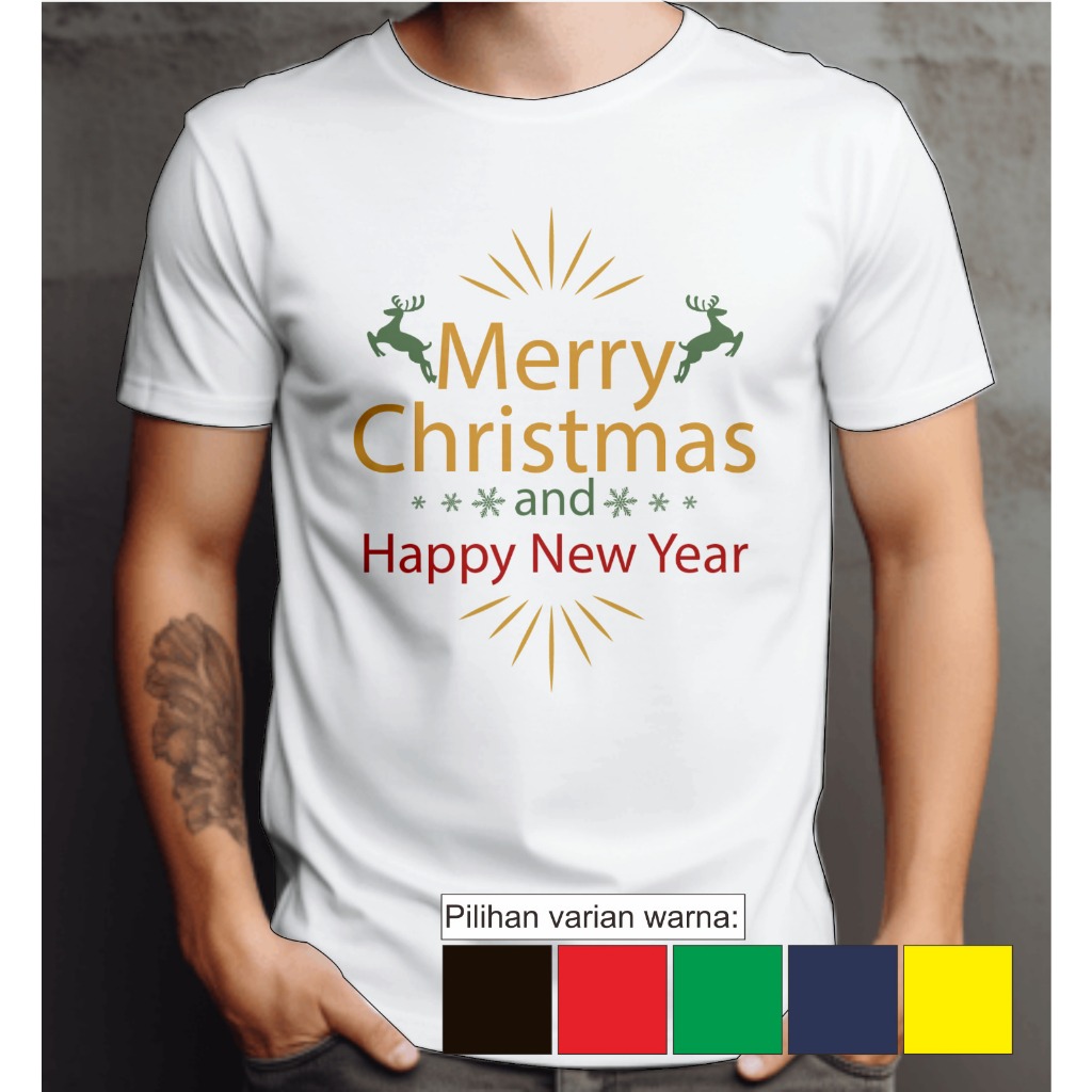 christmas print t shirt