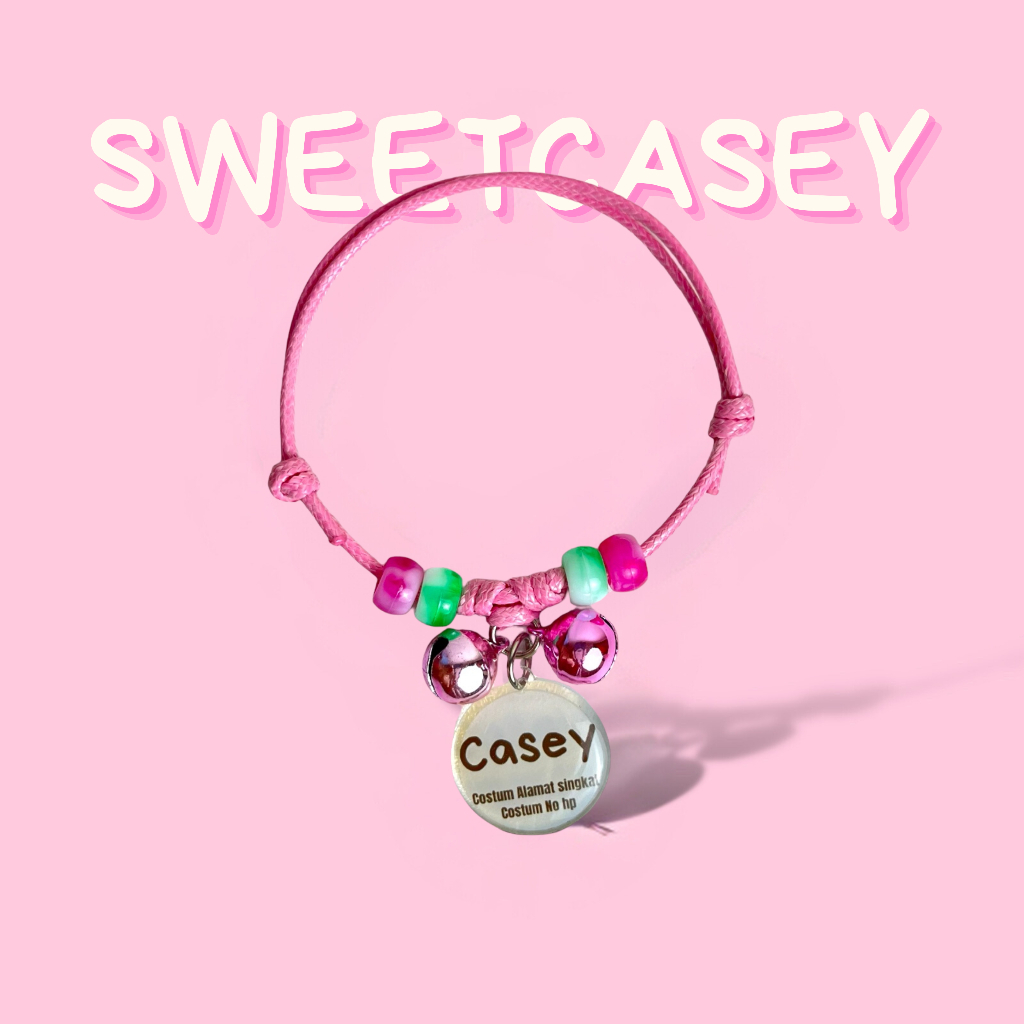 KALUNG KUCING PANDORA GRATIS LIONTIN CUSTOM NAMA/ PANDORA CAT NECKLACES