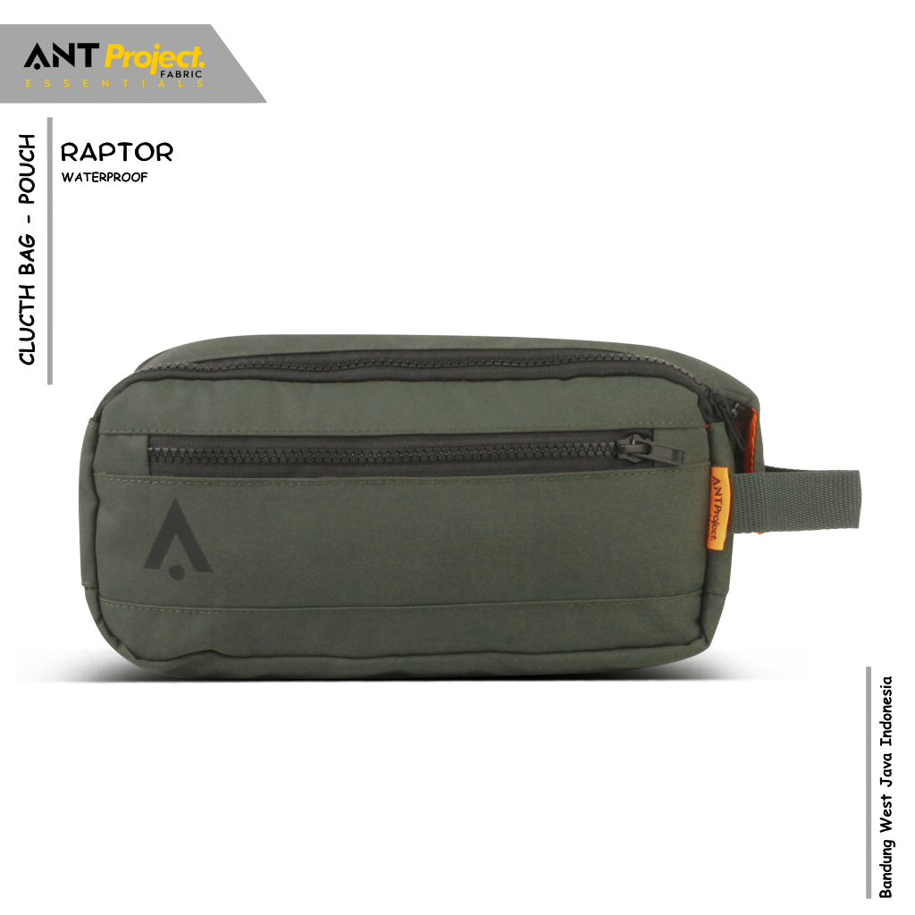Ant PROJECT - Clucth Bag RAPTOR Olive Organizer Bag - Doppkit | Shopee ...