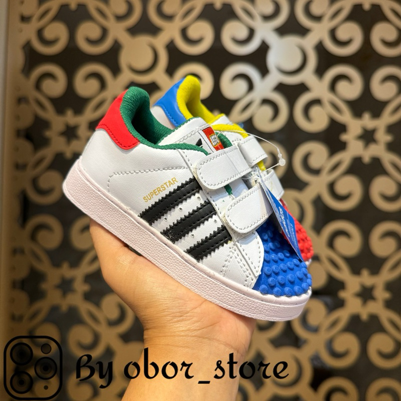 Adidas originals superstar 2 smile cf crib shoes hotsell