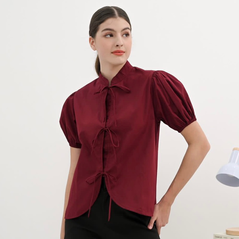MERAH Lavience | Mulan TOP - WOMEN'S Chinese New Year TOP CNY CHEONGSAM ...