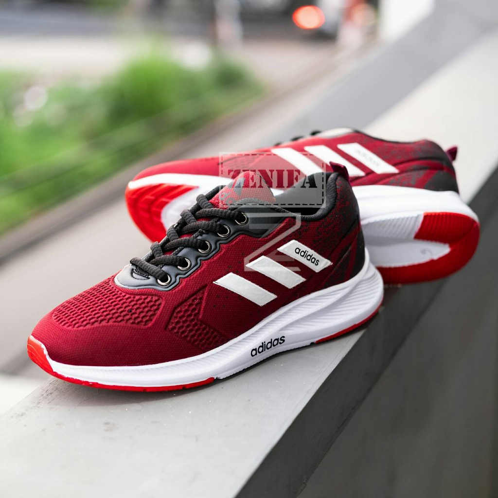 Red adidas classic on sale shoes