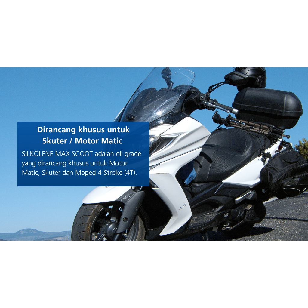 FUCHS SILKOLENE MAX SCOOT 10W40 Scooter Engine Oil 1L Oli Motor Matic - Gambar 4