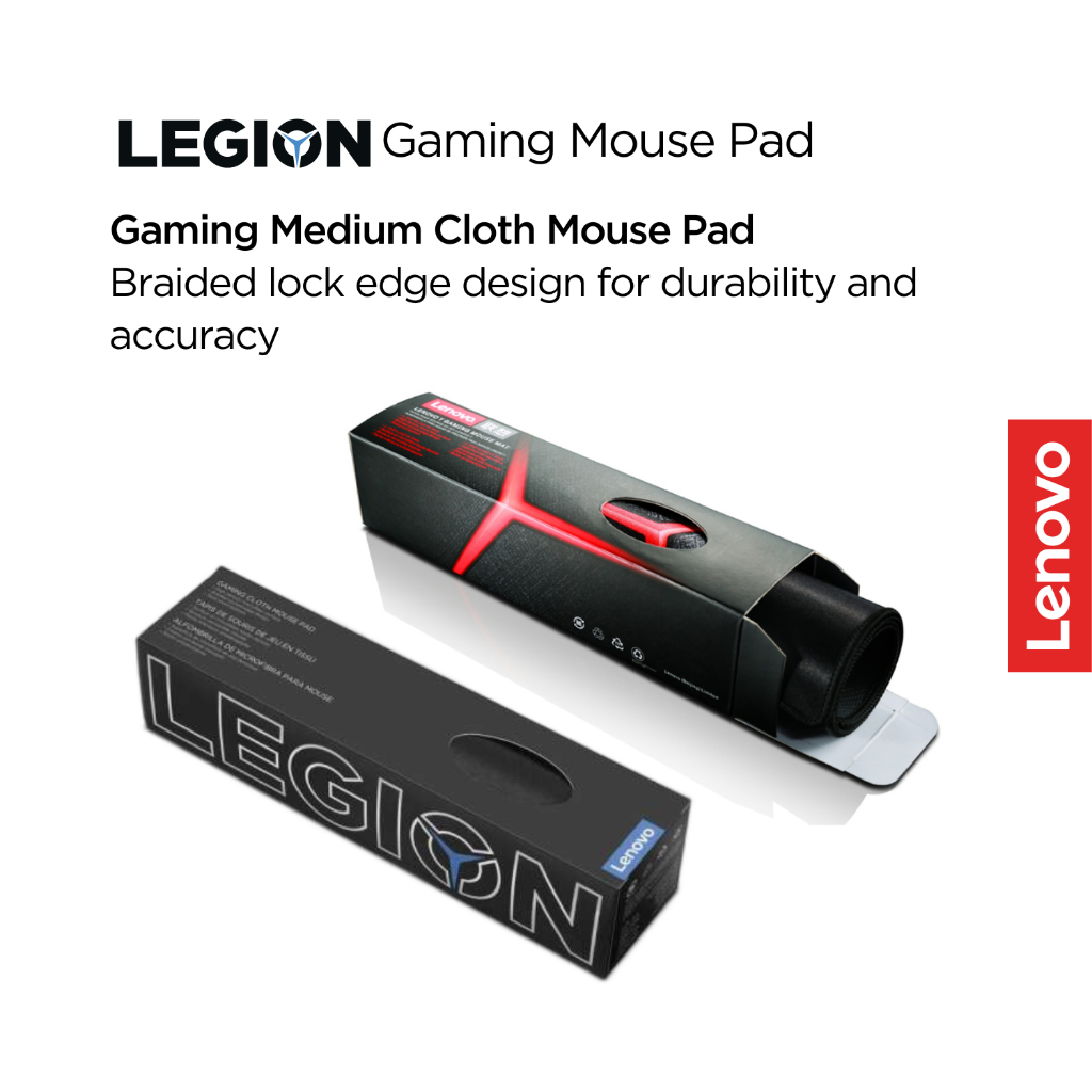 Lenovo Legion Gaming Medium Cloth Mouse Pad / Mat GXY0K07130 (Size 350 x 250 x 3 mm) - Gambar 3