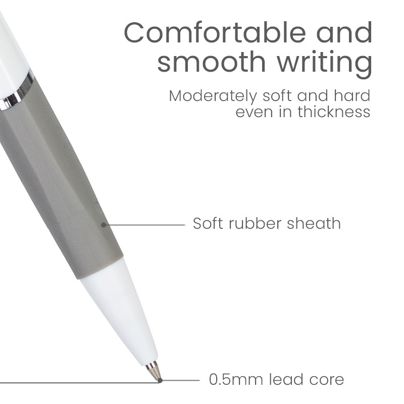 Deli Pensil Mekanik / Mechanical Pencil 0.5mm Gratis Penghapus EU745 - Gambar 4